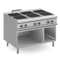 Плита Apach APRE-129P/PL 6-конфоркова без духовки