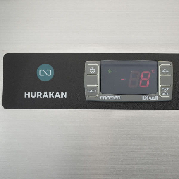 Морозильна шафа Hurakan HKN-GX650BT Inox 650 л