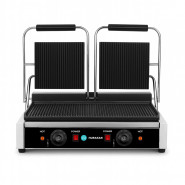 Гриль контактный Hurakan HKN-PE44R двойной ребро