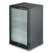 Шкаф барный холодильный Hurakan HKN-DB125H на 115 л, стеклянные распашные двери