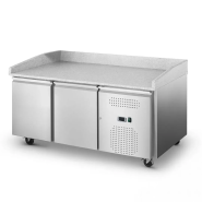 Стол холодильный Hurakan HKN-GXPZ2GR для пиццы 2-дверный с гран. пов.