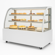 Витрина холодильна Hurakan HKN-LPD210 White (1,2 м, круглая)