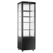 Витрина холодильная Hurakan HKN-UPD218B Black