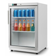 Шкаф морозильный Hurakan HKN-RFS115VG, стеклянные распашные двери