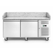 Стол холодильный Hurakan HKN-PZG2S для пиццы 2-дверный с гран. пов.