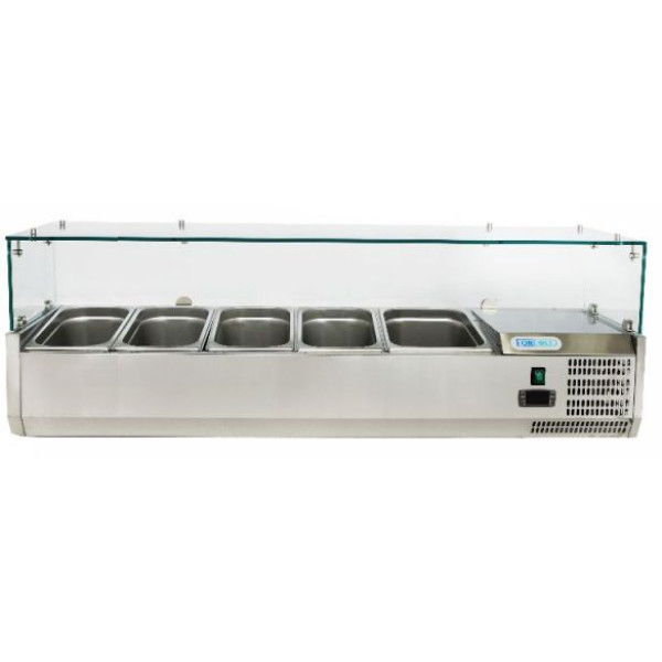 Вітрина для топінгу Forcold G-VRX1400-380
