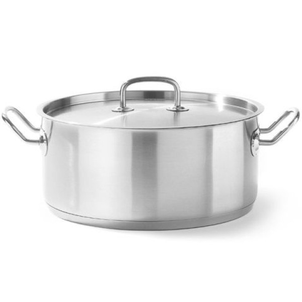 Каструля низька з кришкою Hendi 7,4 л 836033