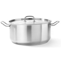Каструля низька з кришкою Hendi 12 л 836040